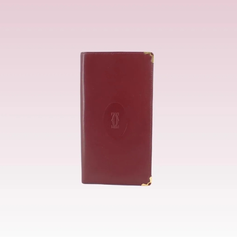 Cartier Bordeaux Long Wallet
